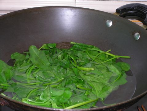 Shrimp and Sweet Potato Leaf Soup recipe