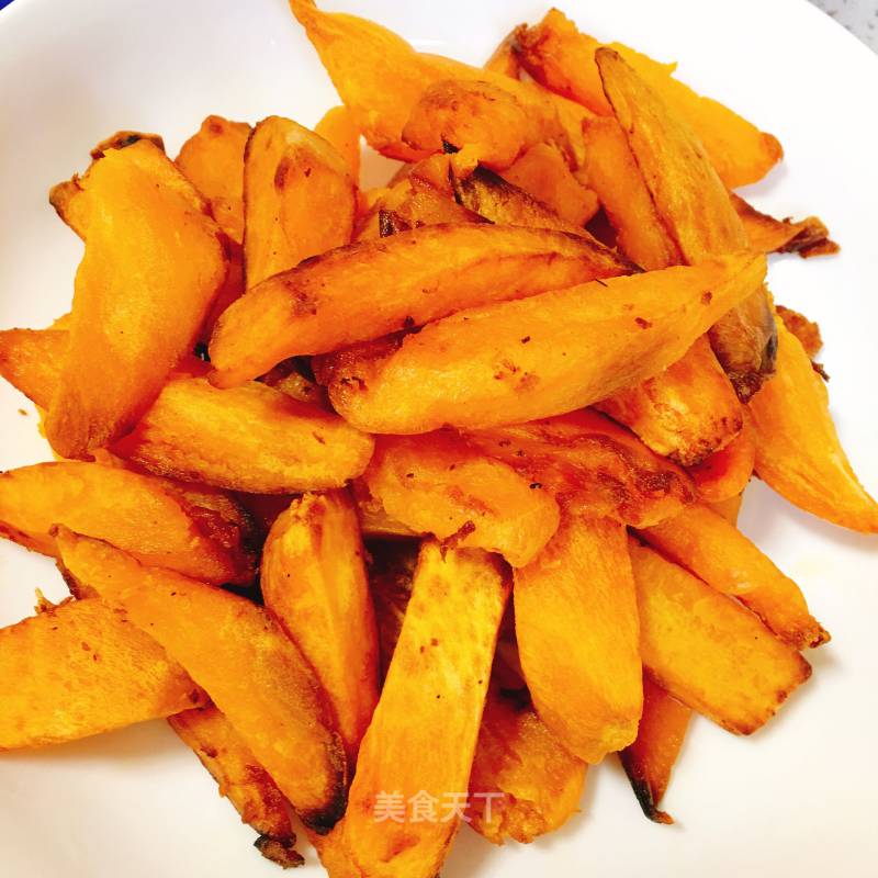 Fried Sweet Potato Strips recipe