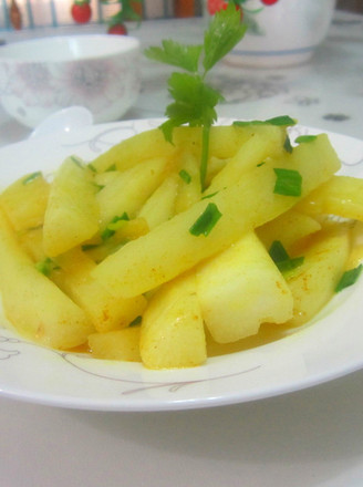 Braised Chinese Yam with Oil Curry