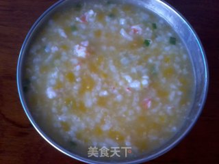 Pumpkin Shrimp Congee recipe