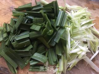 Stir-fried Garlic with Duck Blood recipe