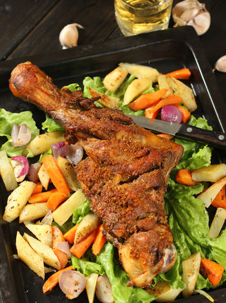 Crispy Roast Leg of Lamb recipe