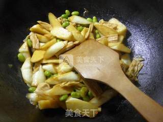 Edamame with Yuba and Bamboo Fired Rice White recipe