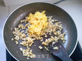 Scrambled Eggs with Pleurotus Eryngii recipe
