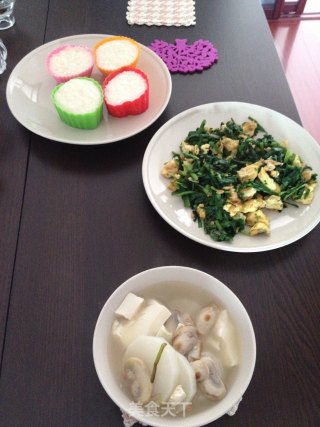 Radish Tofu Mushroom Soup recipe