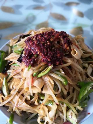 Cold Tofu Skin (dry Tofu) Potato Shreds recipe