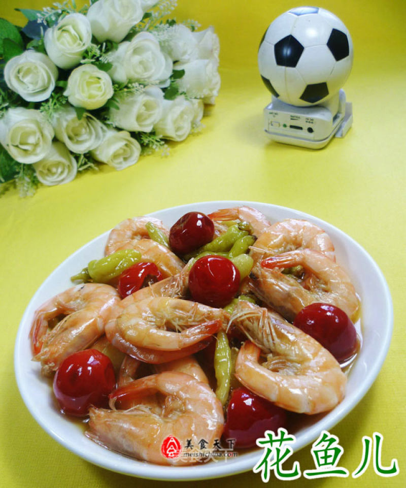 Shrimp with Pickled Peppers recipe