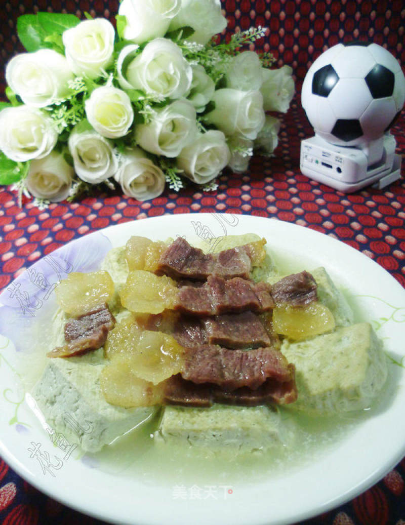 Steamed Stinky Tofu with Bacon recipe