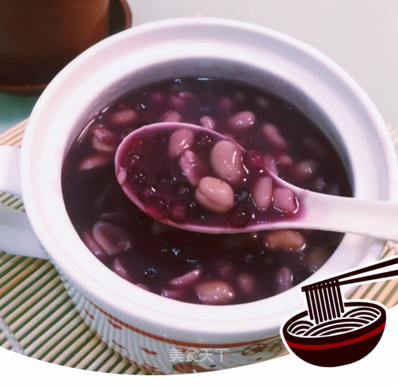 Purple Sweet Potato Peanut Sago recipe