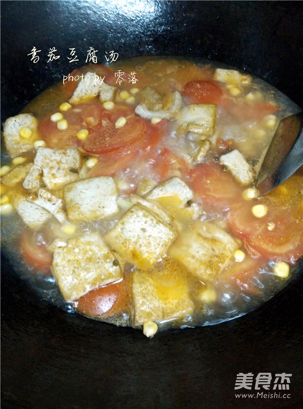 Tomato Tofu Soup recipe