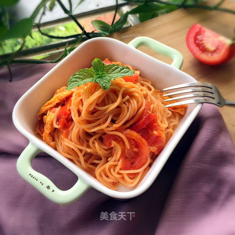 Tomato and Egg Pasta recipe