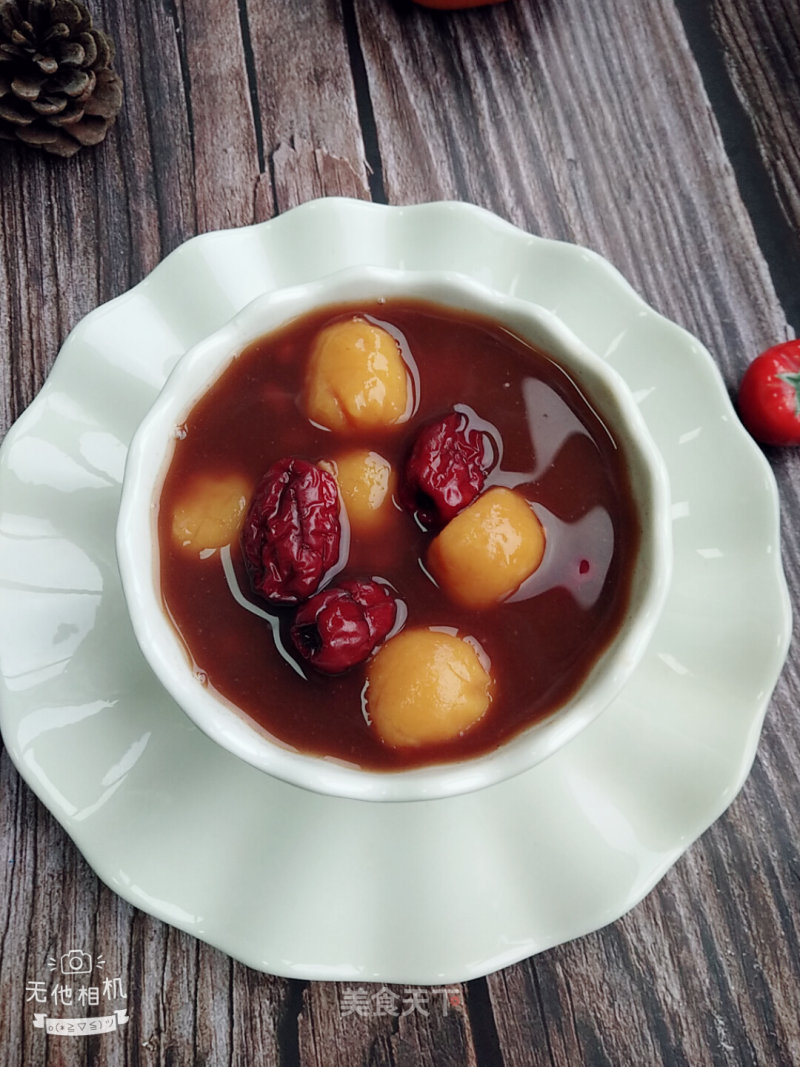 Red Dates and Red Beans Boiled Glutinous Rice Balls recipe