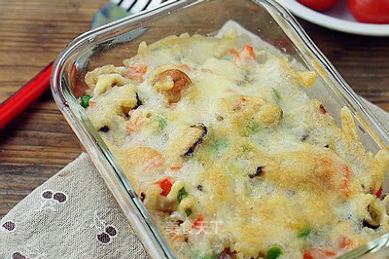 #四session Bakery Contest and is Love to Eat Festival#seasonal Vegetables and Ham Baked Rice recipe