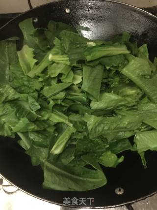 Stir-fried Lettuce with Garlic and Lard recipe