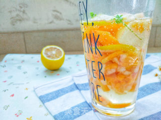 Peach Lemon Refreshing Drink recipe