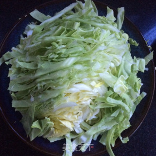 Stir-fried Vermicelli with Green Garlic Cabbage recipe