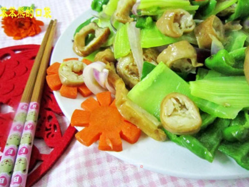 Stir-fried Sausage with Mixed Vegetables recipe