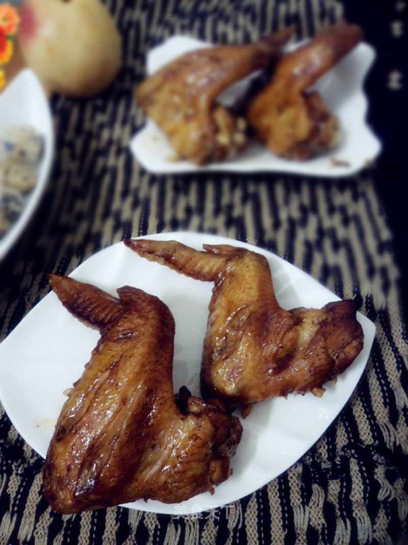Garlic Roasted Chicken Wings recipe