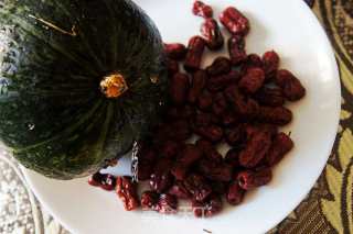 Steamed Japanese Squash with Red Dates recipe