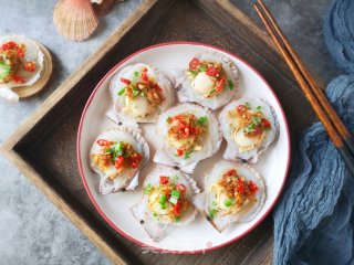 Steamed Scallops with Garlic Vermicelli recipe