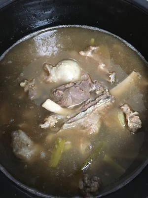 "clean Stewed Lamb Soup" No Seasoning Pressure Cooker Version Stewed Lamb Scorpion, White Lamb Soup Suitable for Pregnant Women to Supplement Nutrition recipe