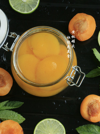 Canned Yellow Peach with Rock Sugar recipe