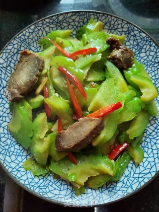 Char Siew and Stir-fried Bitter Gourd recipe