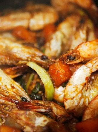 Black Pepper Dry Pot Shrimp recipe
