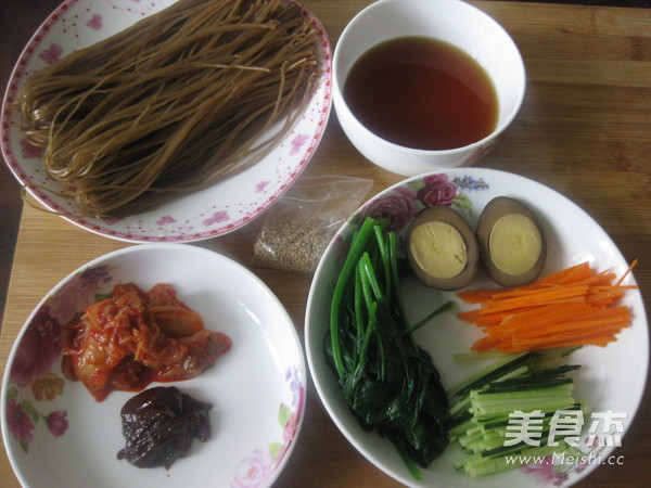 Korean Soba Cold Noodles recipe