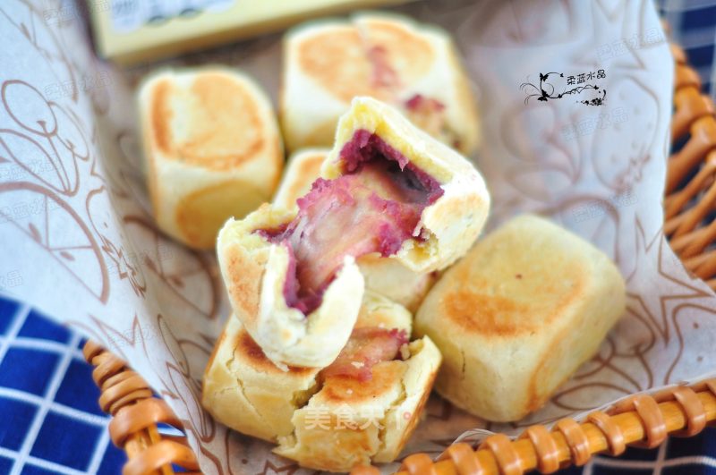 Popped Purple Sweet Potato Fairy Bean Cake recipe