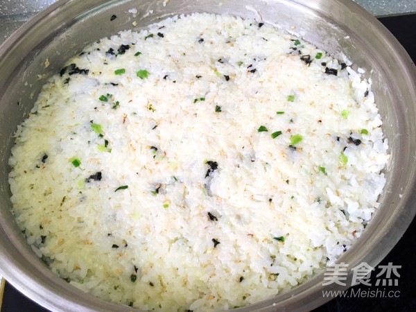 Rainbow Cheese Fried Rice recipe