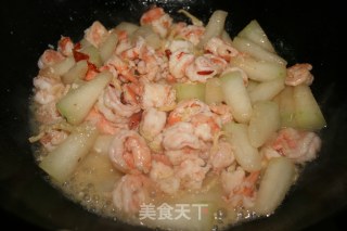 Shrimp and Winter Melon Strips recipe