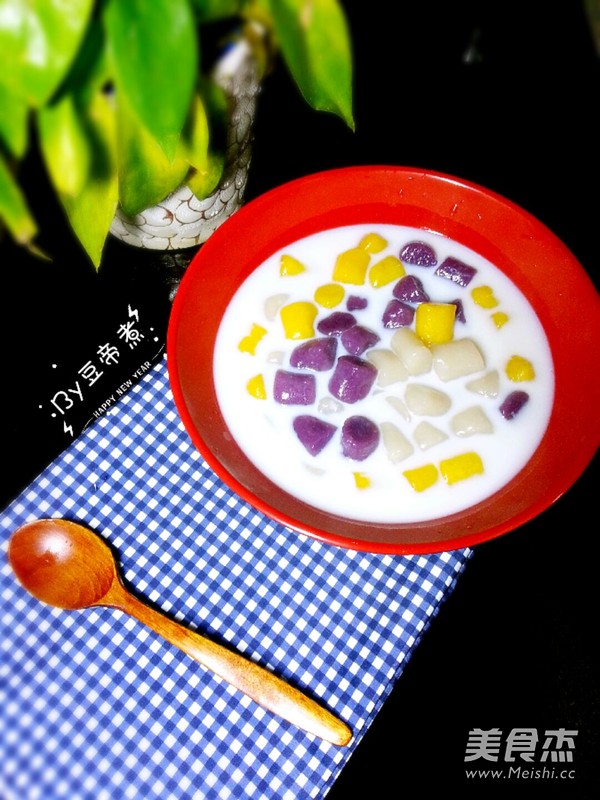 Coconut Milk Taro Balls recipe