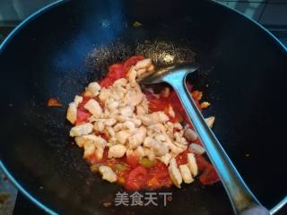 Diced Chicken in Tomato Sauce recipe