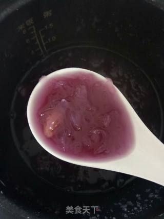 Purple Sweet Potato and Tremella Soup recipe
