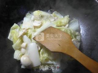 Stir-fried Cabbage with Mushrooms recipe