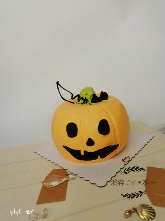 Halloween-pumpkin Cake