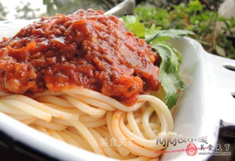 Italian Tomato Meat Sauce Noodles, Super Delicious Upgraded Version, Haha