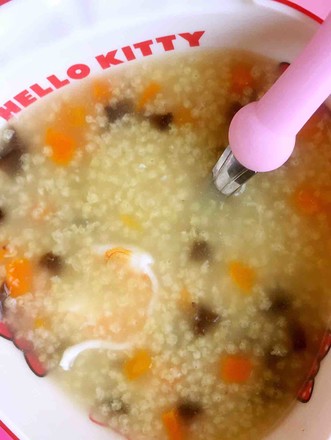 Millet Congee with Shrimp and Sea Cucumber recipe