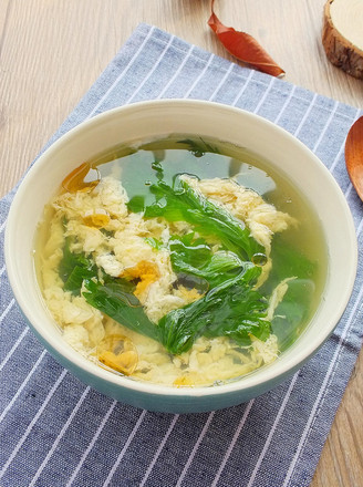 Celery Leaf Egg Soup recipe