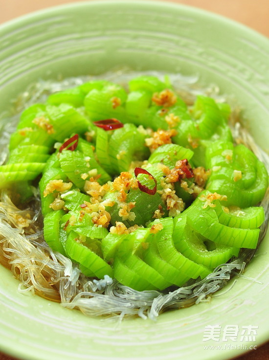 Garlic Loofah Vermicelli in Clay Pot recipe