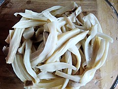 Shredded Eryngii Mushrooms in Cold Dressing recipe