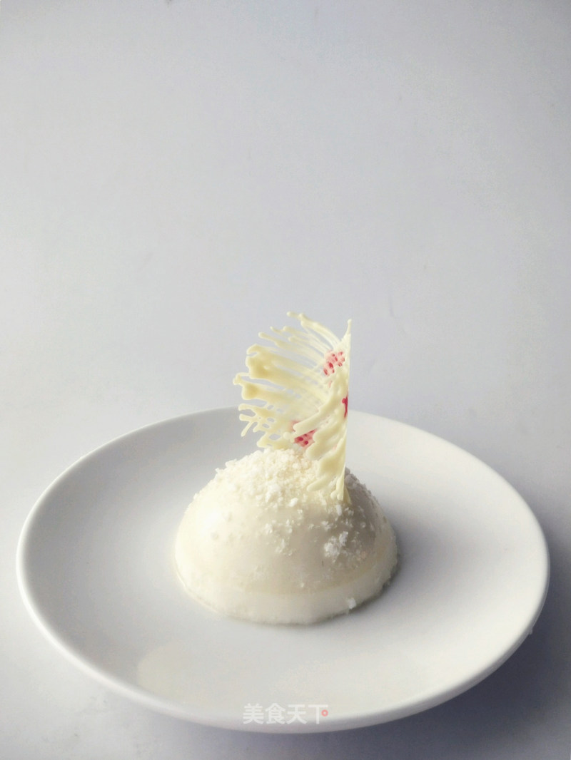 #柏翠大赛#white Chocolate Mousse Cake