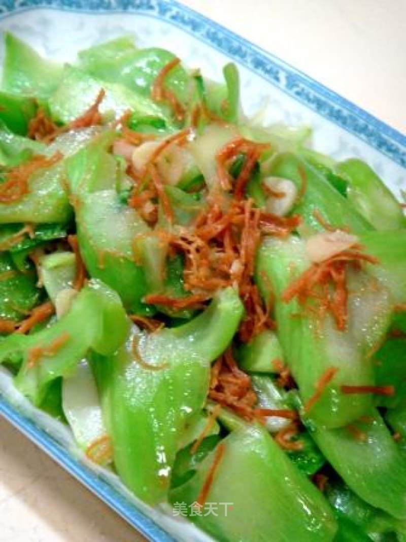 Family Exquisite Stir-fry "dried Besson Stir-fried Gai Cai Geng" recipe