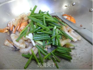 Fried Korean Rice Cake with Creamy Crab recipe