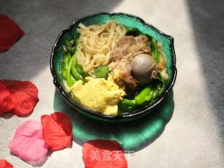 Tong Bone Vegetable Noodles recipe