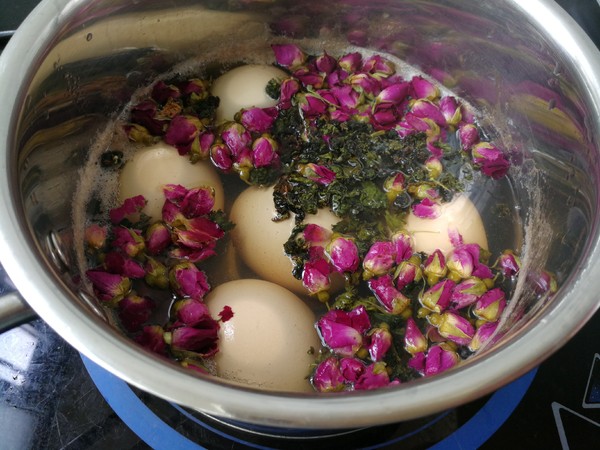 Rose Flower Tea Egg recipe