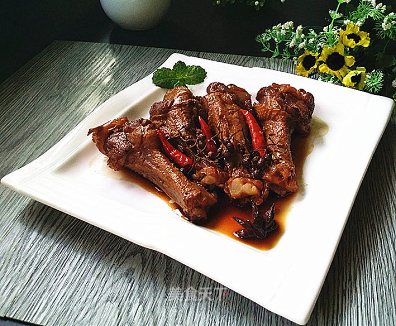 Braised Duck Wing Root recipe