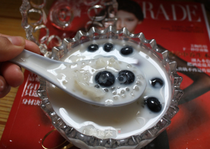 Fresh Milk Tremella Sago recipe