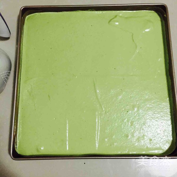 Matcha Fruit Cake recipe